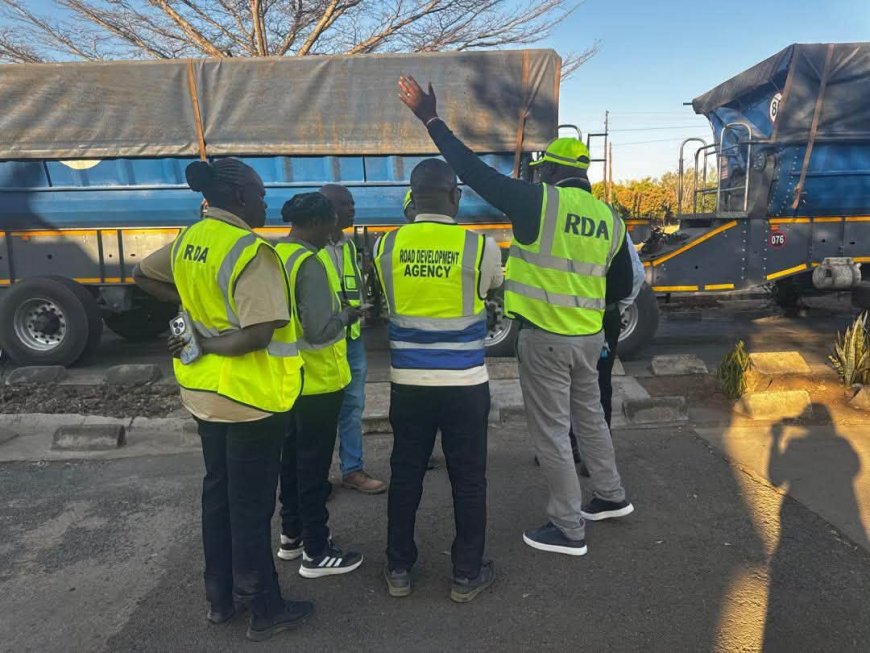 RDA BOARD MEMBERS INSPECT LIVINGSTONE, KAZUNGULA WEIGHBRIDGES