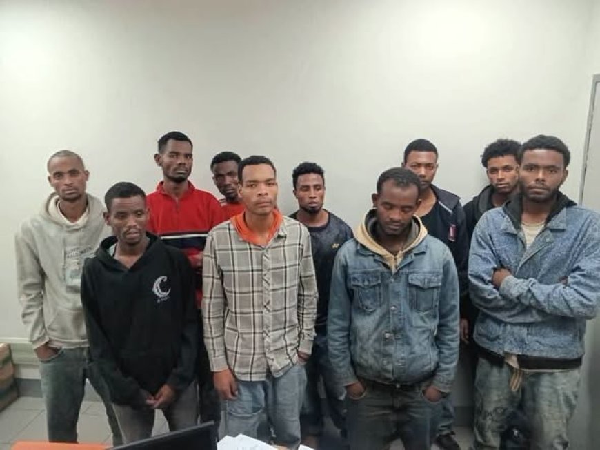 IMMIGRATION APPREHENDS TEN ETHIOPIANS IN KAZUNGULA